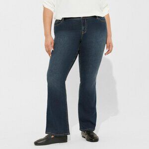 ❤️NWT VINTAGE TORRID JEANS LUXE SLIM BOOT CUT STRETCH MID RISE DENIM - PLUS SIZE